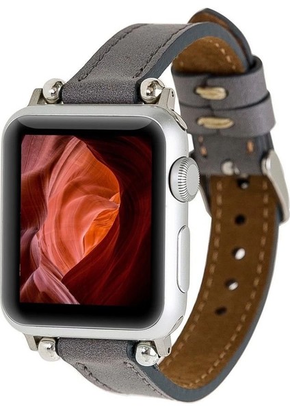 Apple Watch Uyumlu Deri Kordon 38-40-41MM Ferro Rst9