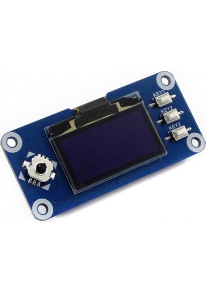 1.3inch OLED Hat LCD Ekran, 128X64, SPI-I2C Arayüz (Raspberry Pi Uyumlu)