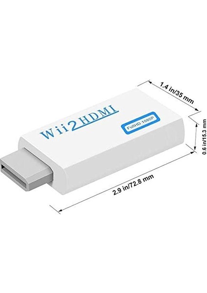 Wii Için HDMI Tv Kablo Çevirici Dönüştürücü Adaptör 4542 fiyatları