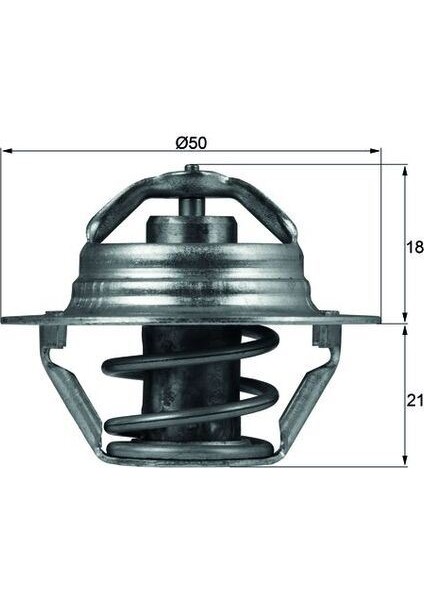 Termostat 89C Megane Clıo Kangoo Laguna 1.4 1.6 16V Maıs 8200772985
