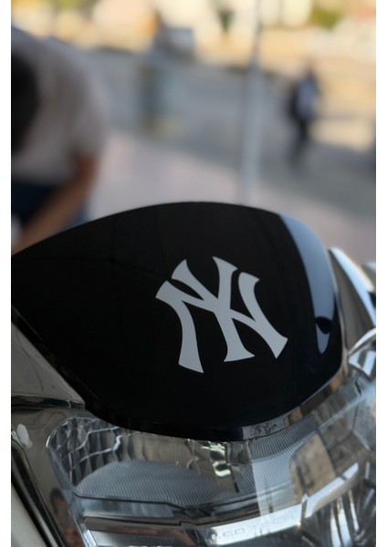 Motor-Araba-Laptop Için Beyaz Ny Sticker ( 6.2CMX7CM) 1 Adet modelleri