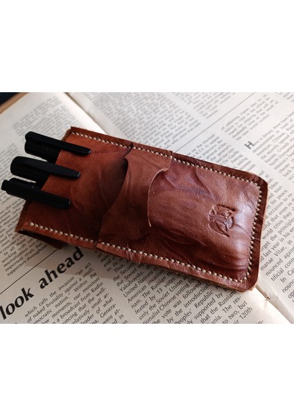 Crazy Gerçek Deri Özel Kalemleriniz Için Kalemlik ( 3*4 Kalem Için ) 28 cm \ 8 cm Büyük Boy Nlu8 modelleri