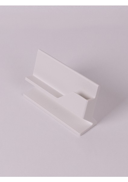 3D Baskı Kartvizit Standı Beyaz Masaüstü Şık Ofis Organizer Kartlık Kart Tutucu Aparat fiyatları