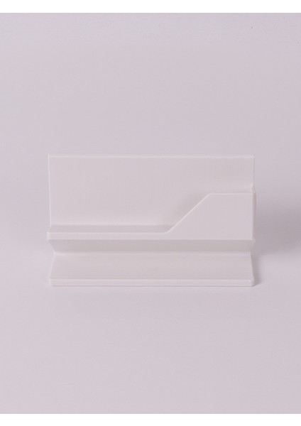 3D Baskı Kartvizit Standı Beyaz Masaüstü Şık Ofis Organizer Kartlık Kart Tutucu Aparat modelleri