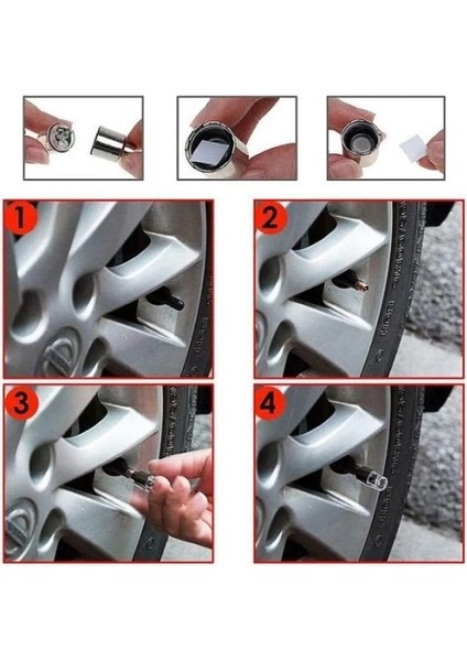 Işıklı Bisiklet Araba Sibop Kapağı 2 Adet indirimleri