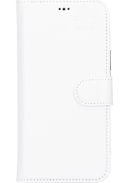 Apple iPhone 13 Pro Max Uyumlu Deri Cüzdanlı Kılıf F3 Beyaz fırsatları