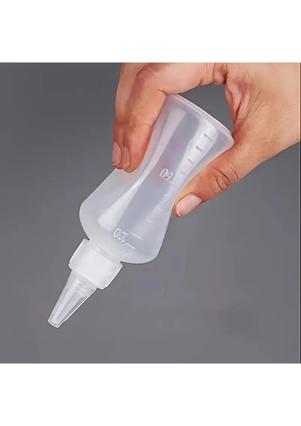 Art Tone Boş Plastik Şişe 100ML Boyutlu Tüp - Içine Boya Doldurulabilir Apricatör Ince Uçlu Sıkma Sıvı Şişe