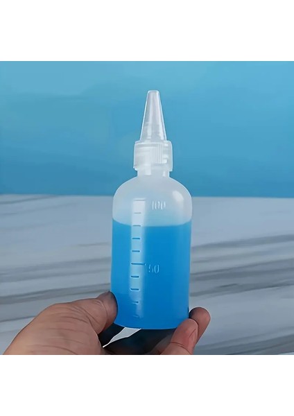 Art Tone Boş Plastik Şişe 100ML Boyutlu Tüp - Içine Boya Doldurulabilir Apricatör Ince Uçlu Sıkma Sıvı Şişe modelleri