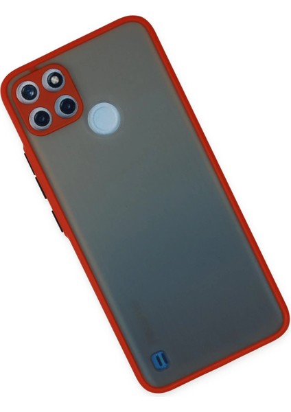 CPT16 Realme C21Y Kılıf Montreal Silikon Kapak - Kırmızı fiyatları