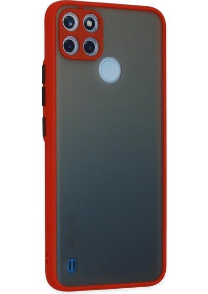 CPT16 Realme C21Y Kılıf Montreal Silikon Kapak - Kırmızı modelleri