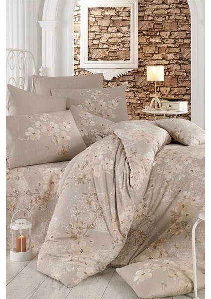 Çift Kişilik Nevresim Takımı Pamuklu Bej Bahar fiyatları