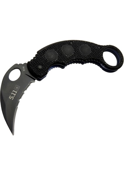 X14 5.11 Siyah Koleksiyon Çakı 16 cm - Plastik Sap