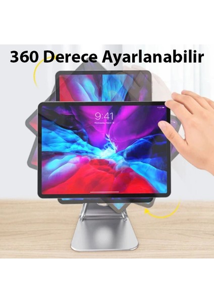 Ally Metal Masa Üstü Standlı Mıknatıslı Tablet Telefon TUTUCU-(1903) modelleri