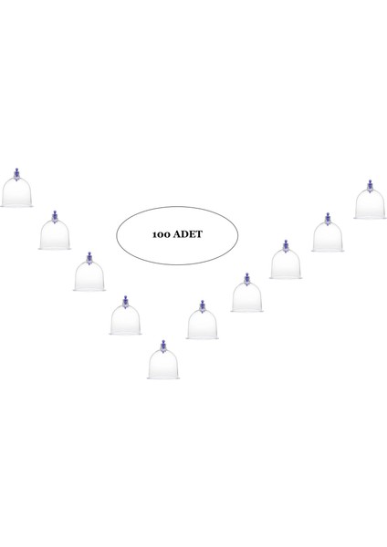 Hacamat Kupası - 6 Numara (100 Tane)