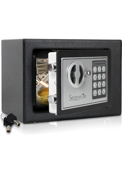 Elektronik Tuşlu Çelik Para Kasası Siyah (5067) fırsatları