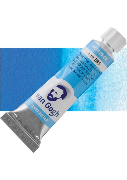 Van Gogh 10 Ml. Tüp Sulu Boya 535 Cerulean Blue (Phthalo)