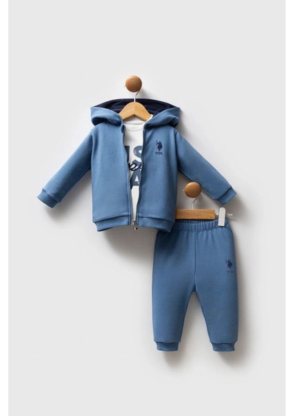 U.s. Polo Assn 3'lü Takım USB2558 Mavi