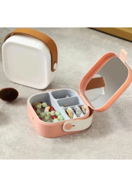 Aynalı Makyaj Kutusu Çanta Boy