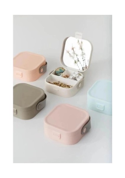 Aynalı Makyaj Kutusu Çanta Boy fırsatları