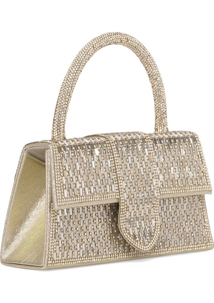 25KC1285 Kadın Taşlı El Abiye Çanta Altın fiyatları