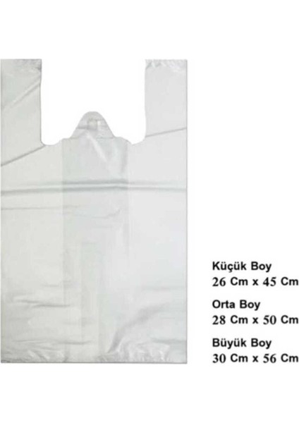 30X56 cm Büyük Boy Plastik Poşet – 250 Adet – Dayanıklı ve fiyatları