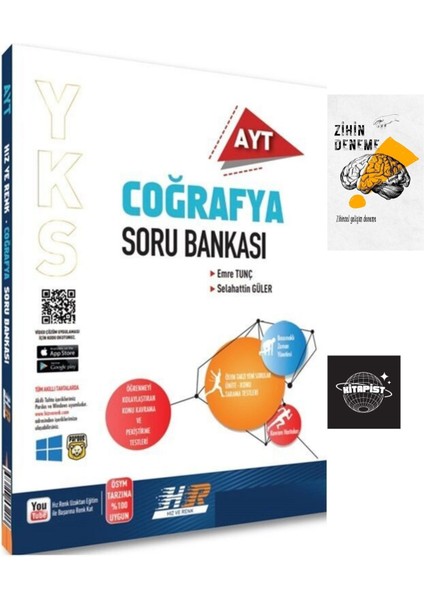 Hız ve Renk Ayt Coğrafya Soru BANKASI+ZİHİNDENEME-KD271