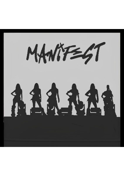 Manifest Grup Temalı 18X18CM Örgü Kabartma Desenli Sert Plastik Plaka Duvar Süsü fırsatları