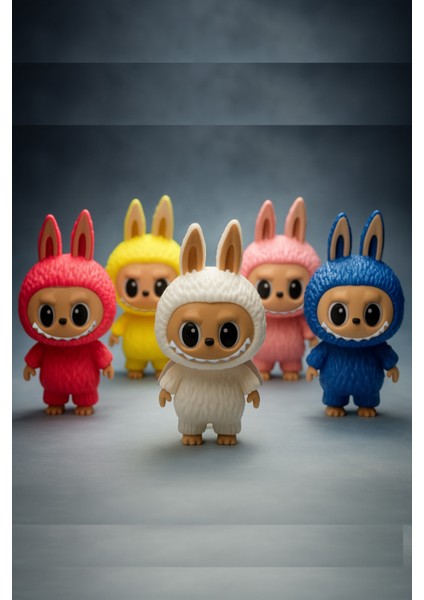 A Kalite Garantili Labubu Anahtarlık & Çanta Süsü – 6 cm Sert Plastik, Ağır & Sağlam modelleri