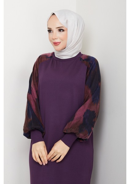 Kadın Kolu Ipek Kupra Merserize Triko Elbise -PMK484 indirimleri