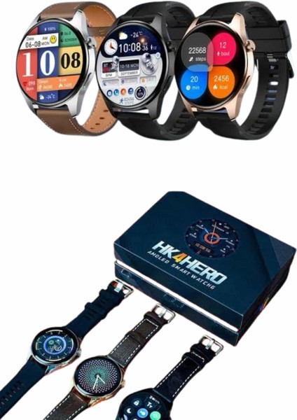 Yeni Nesil Akıllı Saat Çift Kordonlu 1.5 Inç Yuvarlak Ekran Gps ve Nfc Uyumlu - M079K161-R69079 modelleri