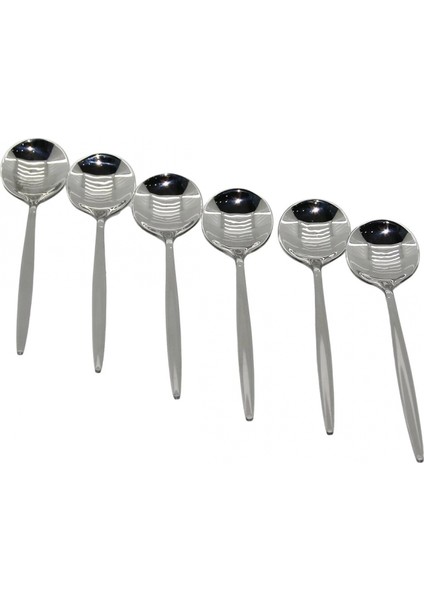 6pcs Metal Yemek Kaşık (K95)