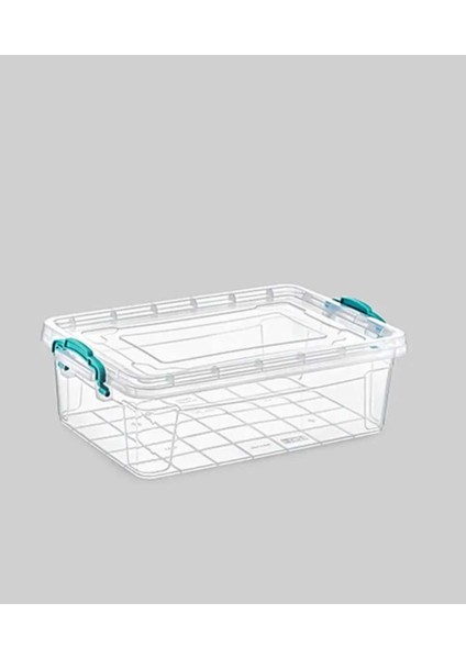 1 Litre Kilitli Saklama Kabı 20X6 cm – Hava Geçirmez ve Dayanıklı 1 Adet