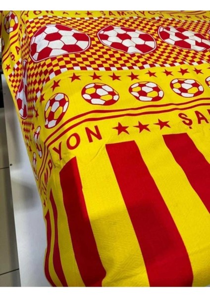 Taraftar Temalı Tek Kişilik Pike ve Çarşaf Seti – 160X240 cm | %100 Pamuklu fiyatları