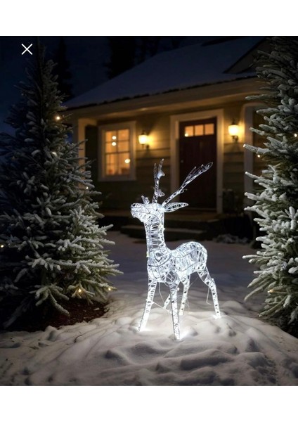 Yılbaşı Işıklı LED Geyik 135 cm 640 LED - Beyaz Işıklı fiyatları