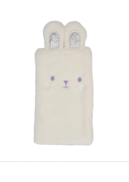 Sevimli Tavşan Kulaklı Kalem Kutusu – Peluş, 14X26 cm