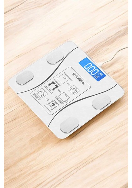 Tartı Baskül Dijital Elektronik Tartı Vücut Analiz Wifi Akıllı Yağ Ölçer - M500K515-R65500 indirimleri