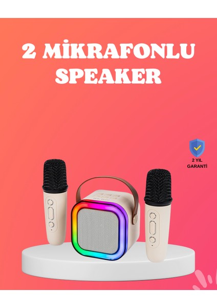 Bluetooth 5.0 Destekli Kablosuz Karaoke Hoparlör - M053K597-R55053