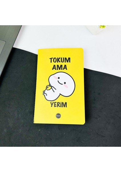 Tokum Ama Yerim Tasarımlı Terzi Dikişli Defter