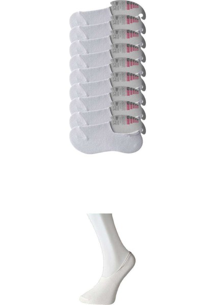Beyaz Kadın Babet Çorap 9 çift fırsatları