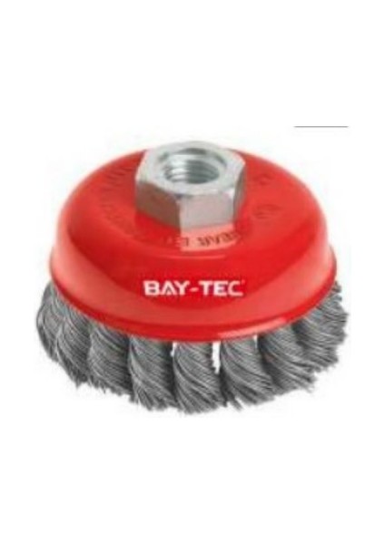 Bay-Tec Burgulu Çanak Fırça 100 mm