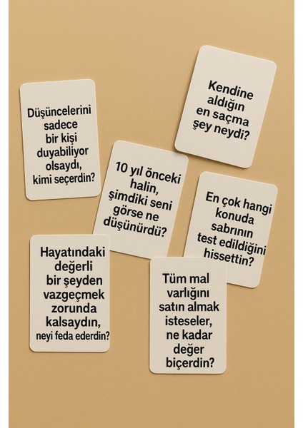 Adet Sohbet Açıcı Soru Kart Oyunu