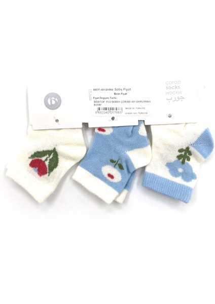3'lü Bebek Çorabı 401