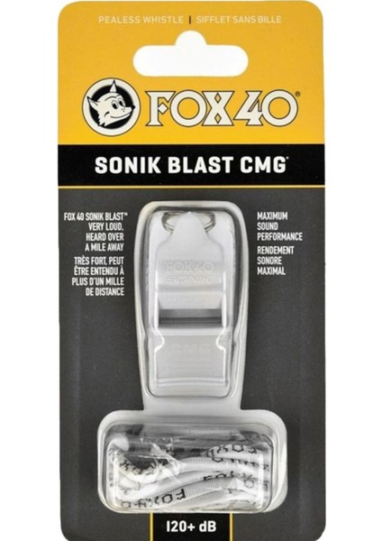 40 Sonik Blast Cmg Safety Düdük Neon Sari - Ipli 9203-1308 fırsatları