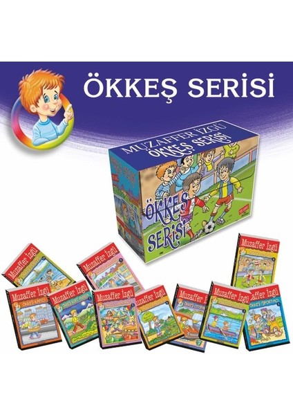 Muzaffer Izgü Öykü Seti (10 Kitap Takım - Ökkeş Dizisi)