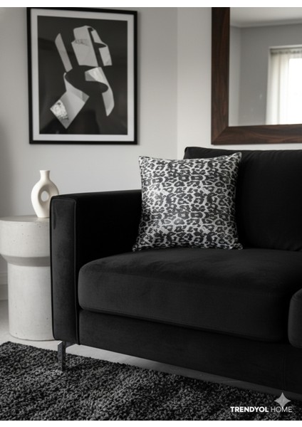 Trend Leopard Işıltılı Dekoratif Kırlent