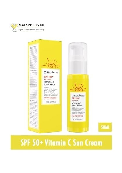 Maruderm Spf 50+ C Vitaminli Güneş Kremi 50 ml fiyatları