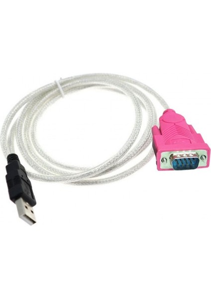 USB 2.0 To RS232 Seri Com Port USB Db9 Pin Erkek Dönüştürücü Kablo 1.30M modelleri