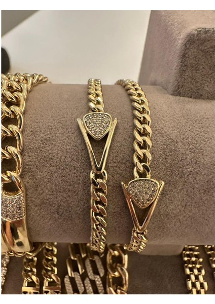 Bileklik Xuping Taşlı Zincir Model