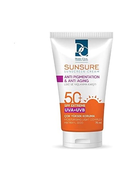 Sunsure Lekeli Cilt Güneş Kremi Serisi 75 ml fiyatları