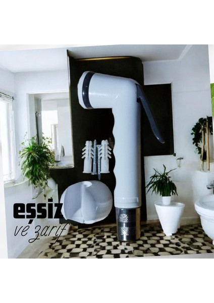 Plastik Mandallı Basmalı Tekne Yat Karavan Duş Başlığı modelleri